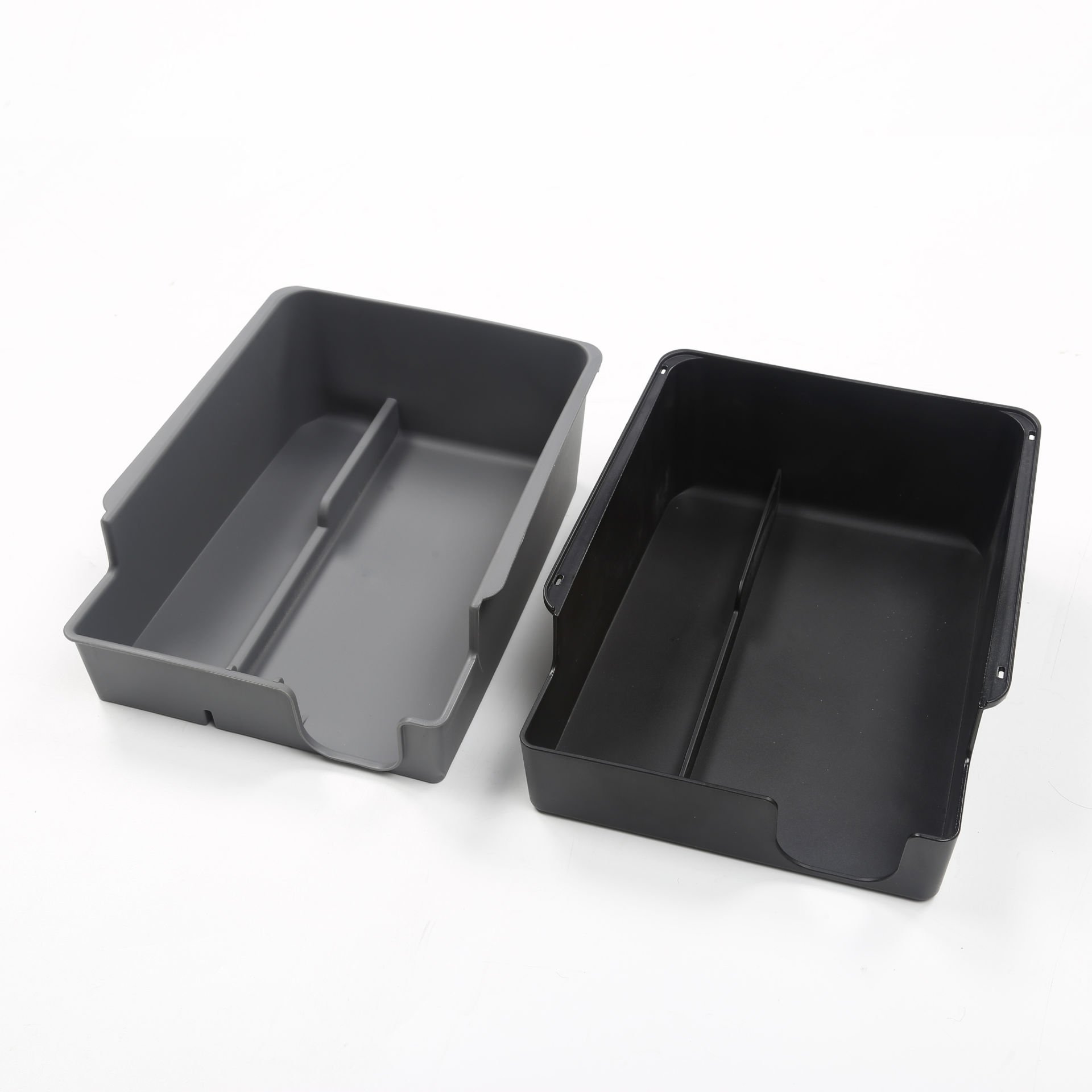 Tesla Model Y Kol Dayama Saklama Kutusu – ABS & PVC Kaymaz Organizer Tepsi