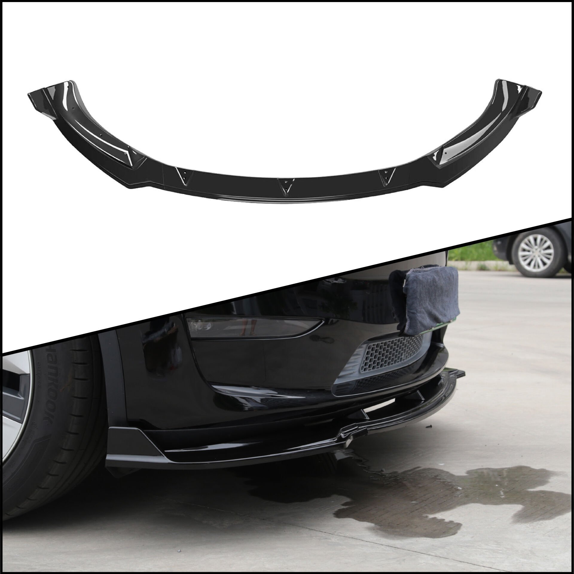 Tesla Model Y 2019 - 2025 Ön Tampon Spoiler Stil 1