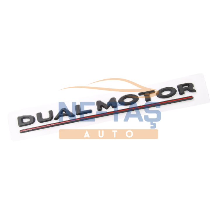 Tesla Model Y Juniper 2025 - // Model Y 2019-2025 Arka Dual Motor Yazısı Siyah