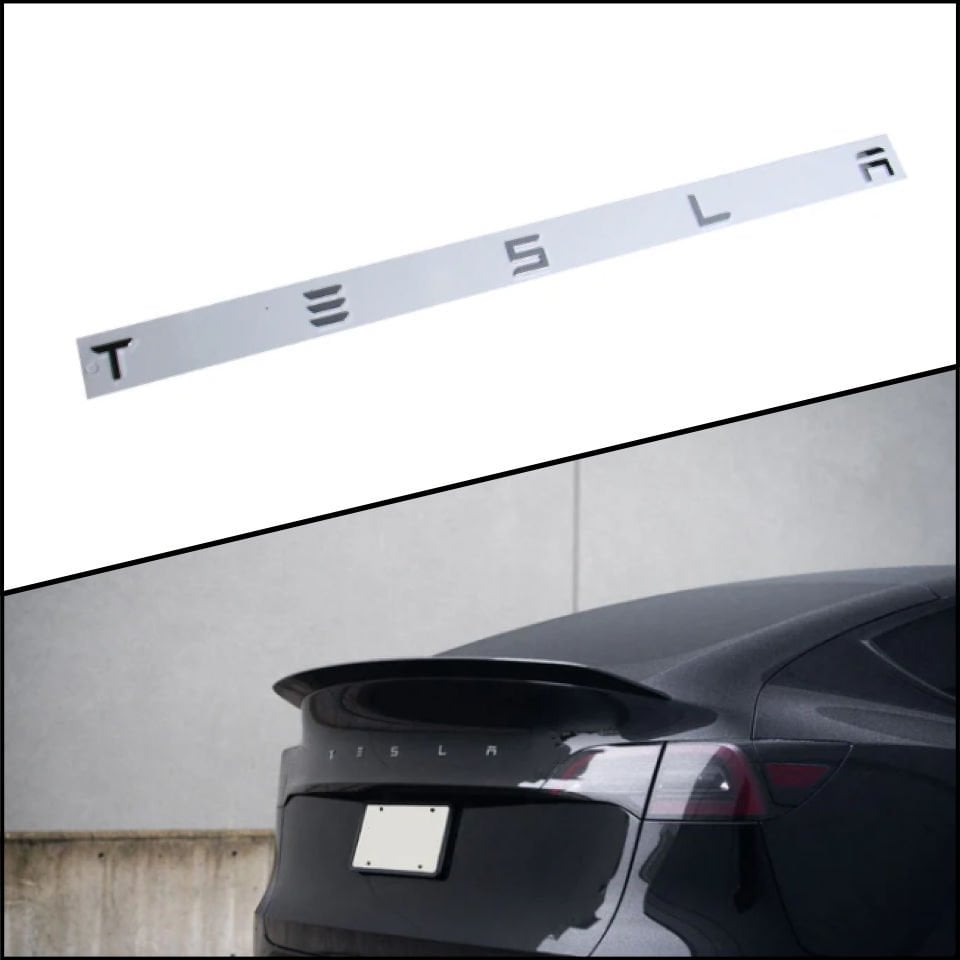 Tesla Model Y 2019-2024 // Model 3 Bagaj Yazısı - 3D
