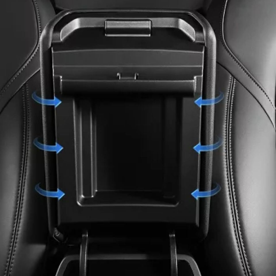 Tesla Model Y 2019-2024 Kol Dayama Kaplaması – TPE Kauçuk, Desenli