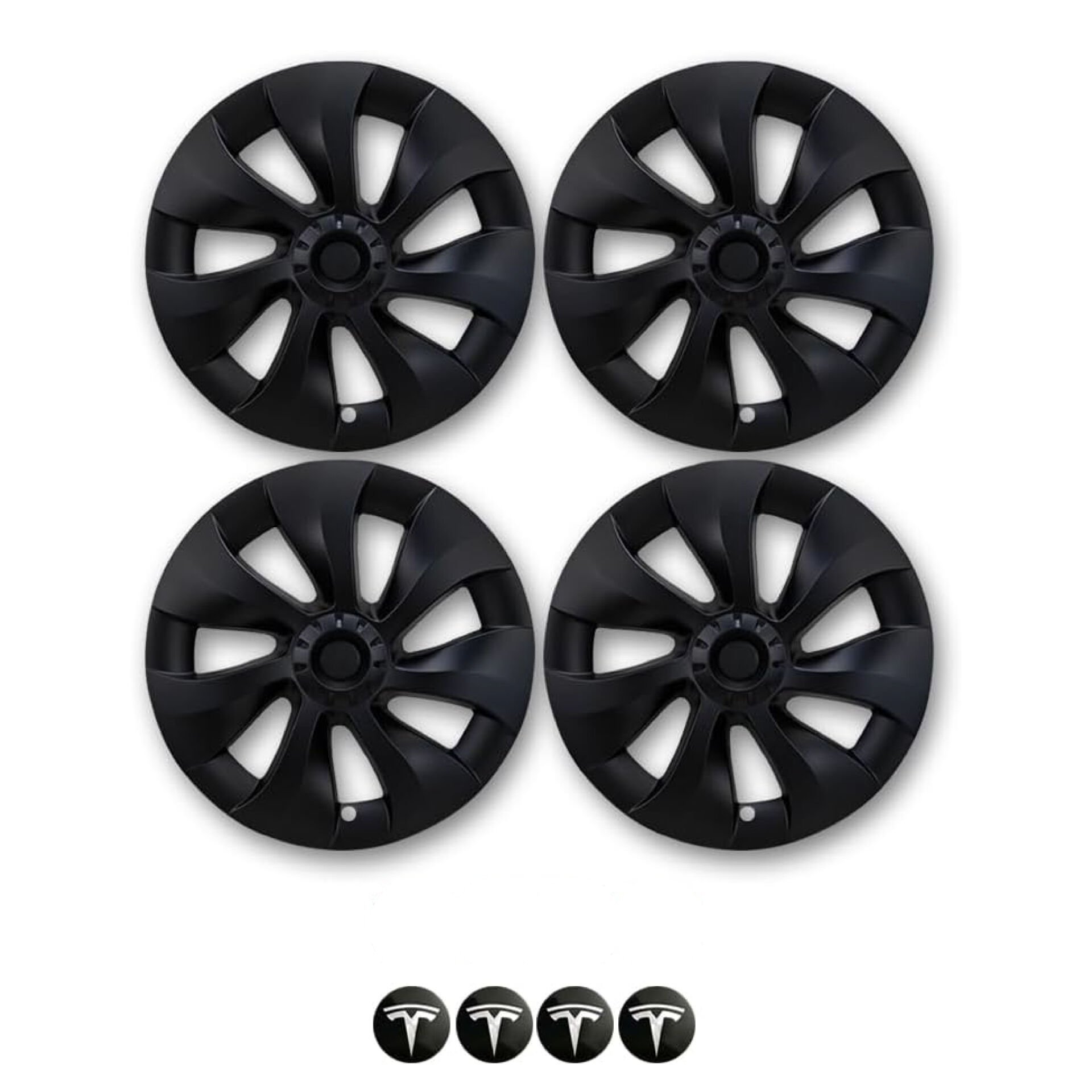 Tesla Model Y 2019 - 2025 Tornado V1 Jant Kapakları (4'lü Set)