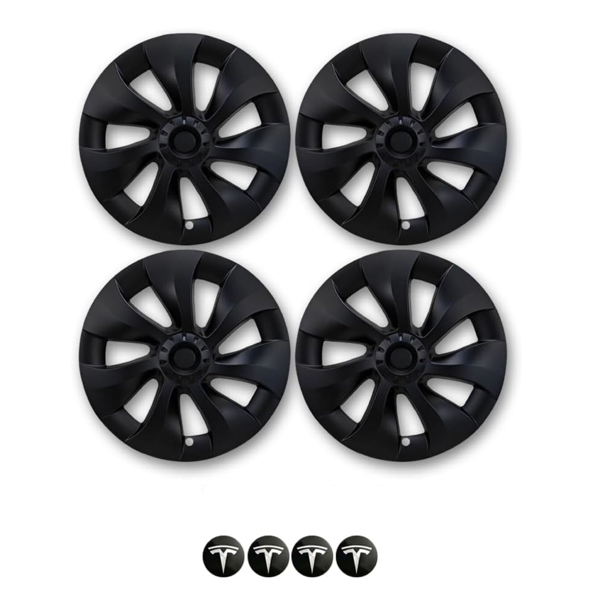 Tesla Model Y 2019-2024 Tornado V1 Jant Kapakları (4'lü Set)