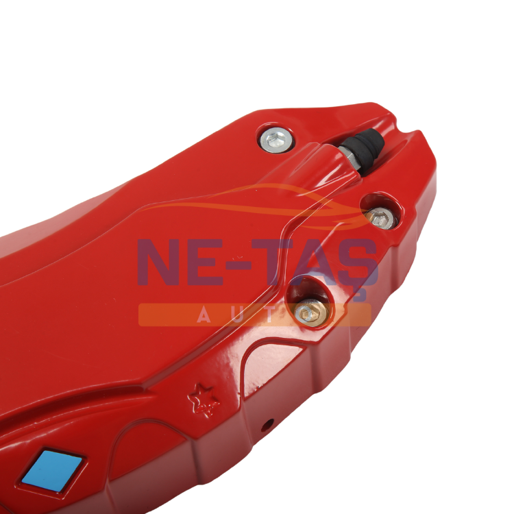 Tesla Model Y 2019-2024 Ön Arka Fren Kaliper Kapağı Takımı ( Kırmızı )
