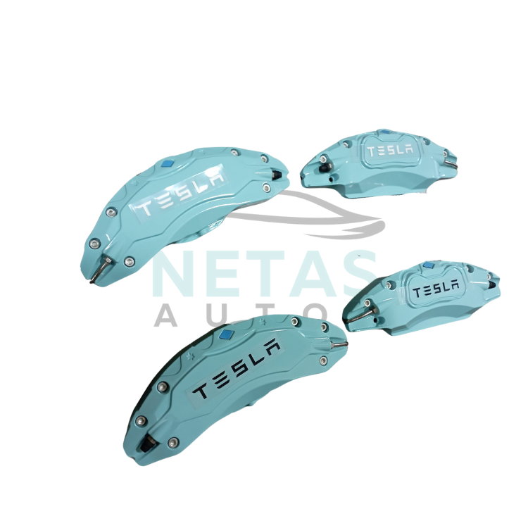 Tesla Model Y 2019-2024 Ön Arka Fren Kaliper Kapağı Takımı