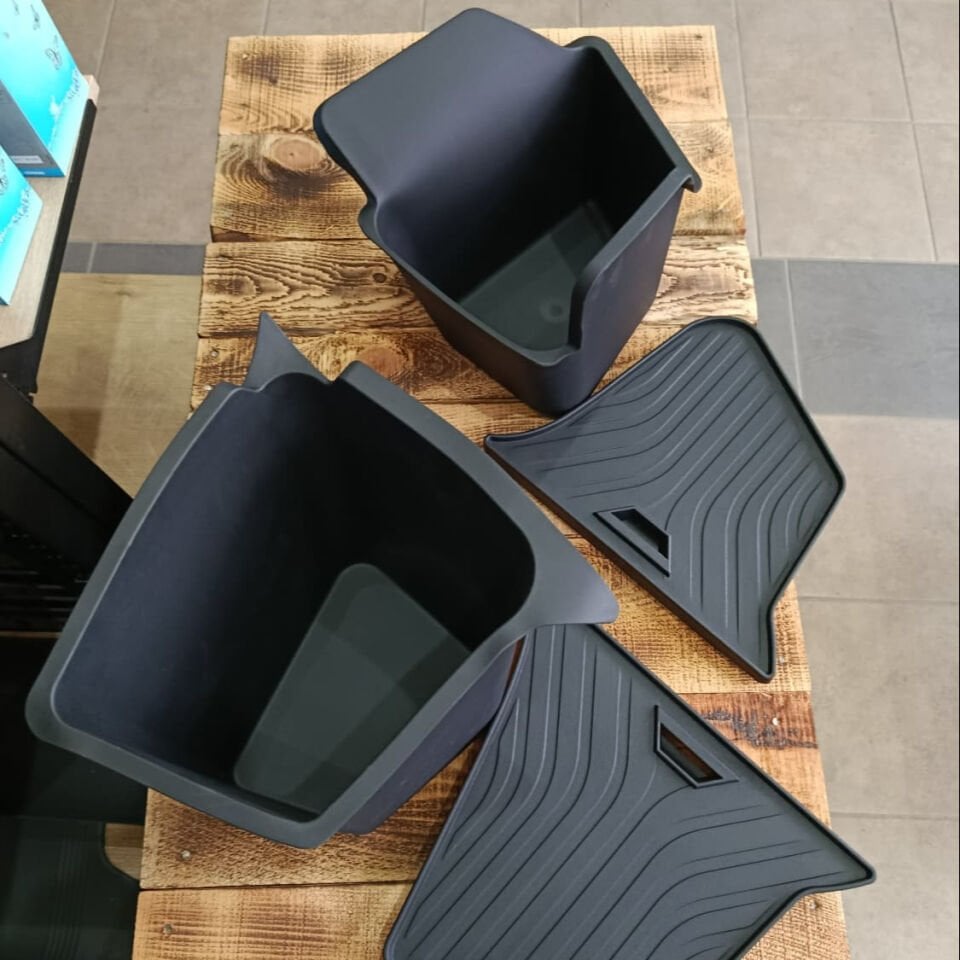 Tesla Model Y 2019-2024 Arka Bagaj Yan Saklama Kutuları