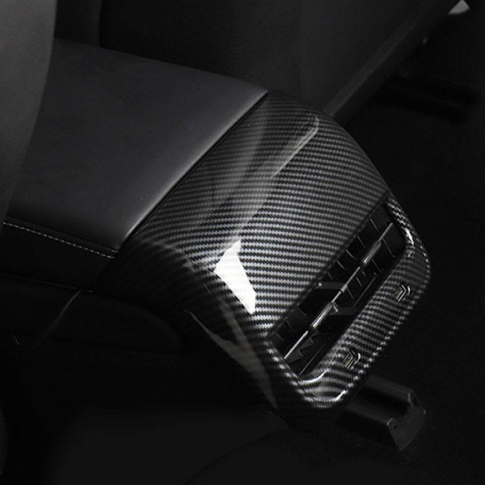 Tesla Model Y 2019 - 2025 Arka Yolcu Konsol Üst Bakaliti