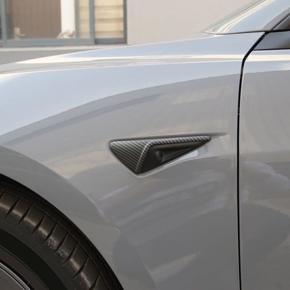 Tesla Model Y 2019-2024 // Model 3 Yan Kamera Kapağı – Küçük Tip HW3