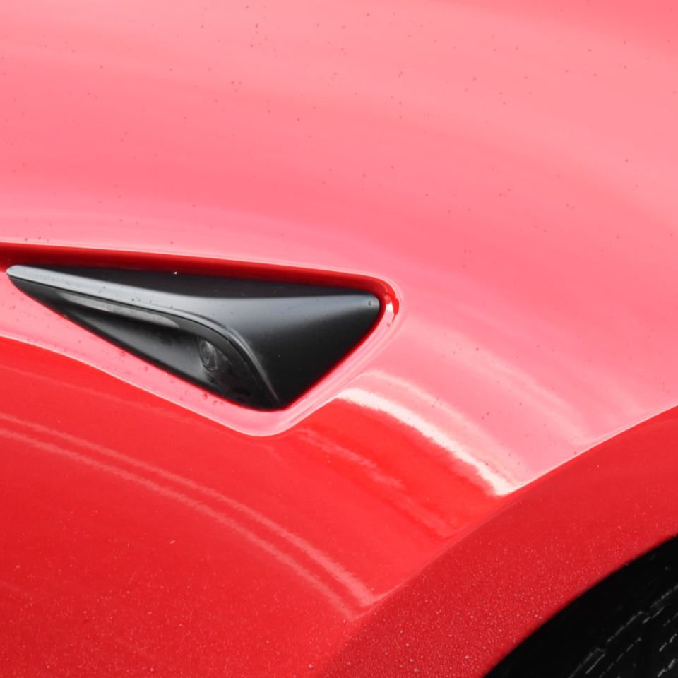 Tesla Model Y 2019-2024 // Model 3 Yan Kamera Kapağı – Küçük Tip HW3