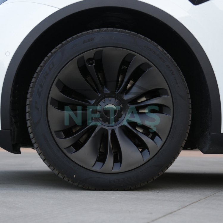 Tesla Model Y 2019-2025 Uberturbine V4 Jant Kapakları (4,Lü Set)