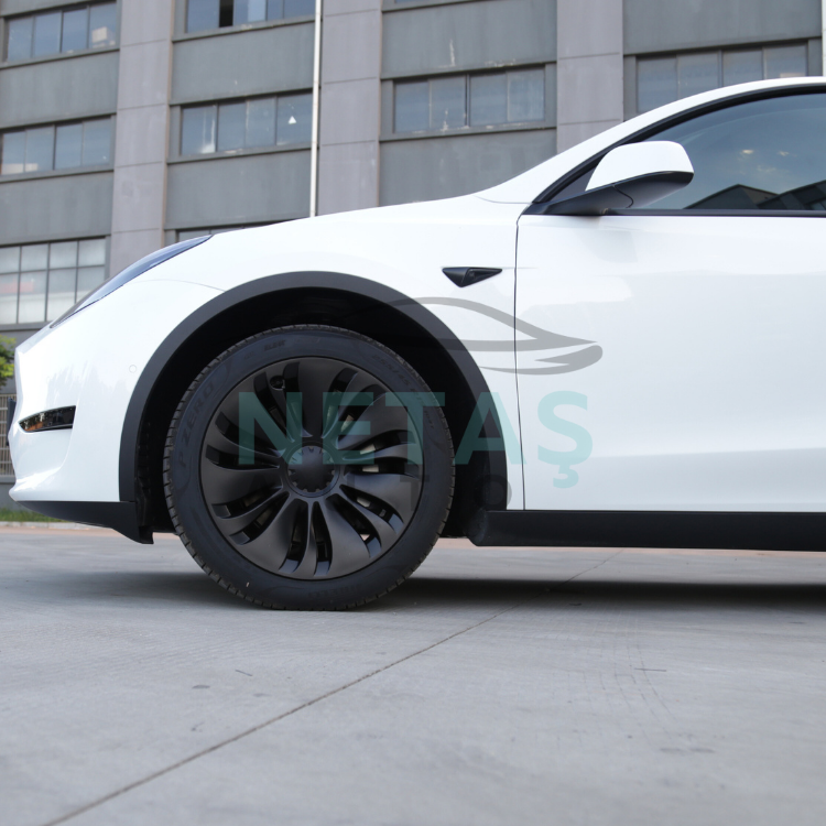 Tesla Model Y 2019-2025 Uberturbine V4 Jant Kapakları (4,Lü Set)