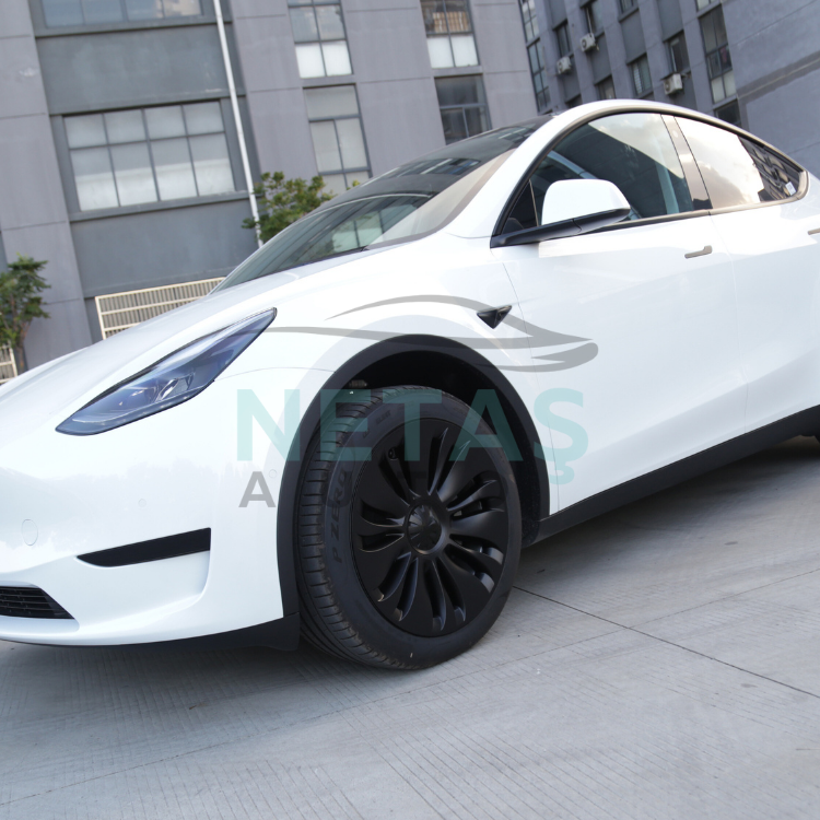 Tesla Model Y 2019-2025 Uberturbine V4 Jant Kapakları (4,Lü Set)