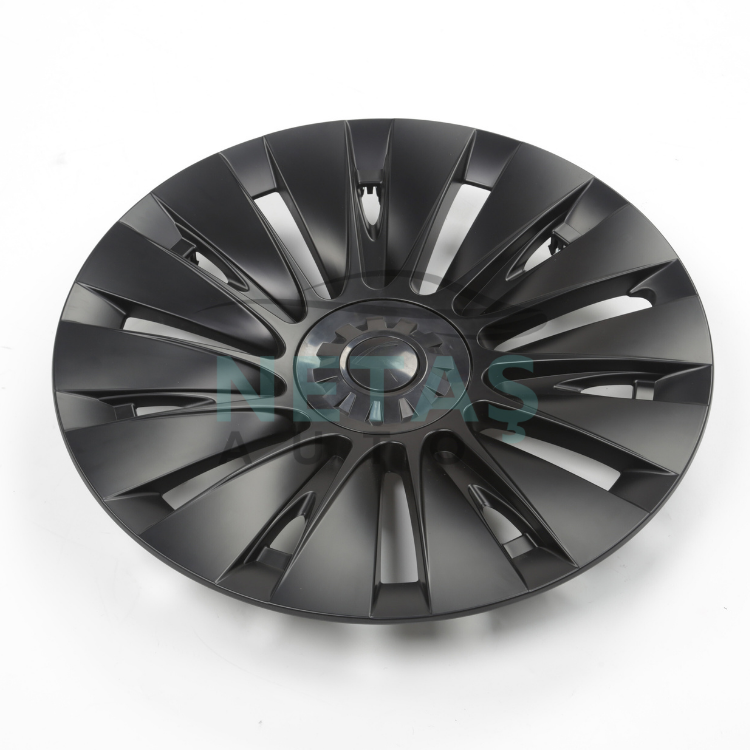 Tesla Model Y 19'' Uberturbine V2 Jant Kapakları – Mat Siyah / ABS Koruma
