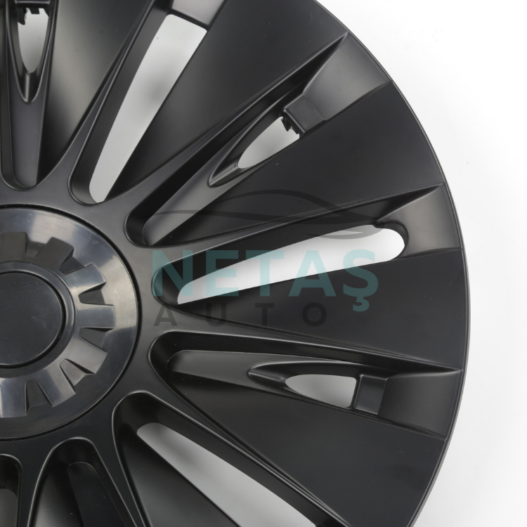 Tesla Model Y 19'' Uberturbine V2 Jant Kapakları – Mat Siyah / ABS Koruma