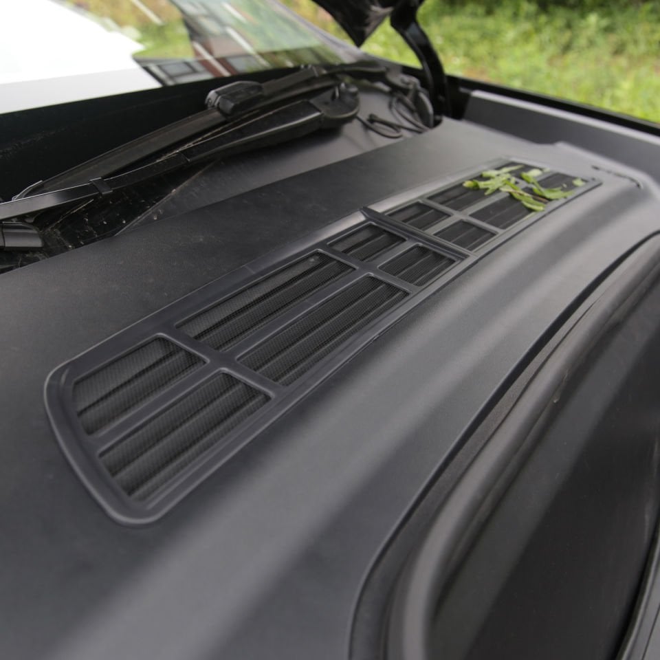 Tesla Model Y Ön Kaput İçi Hava Izgarası – ABS + Çelik Tel, Koruyucu Filtre Izgara