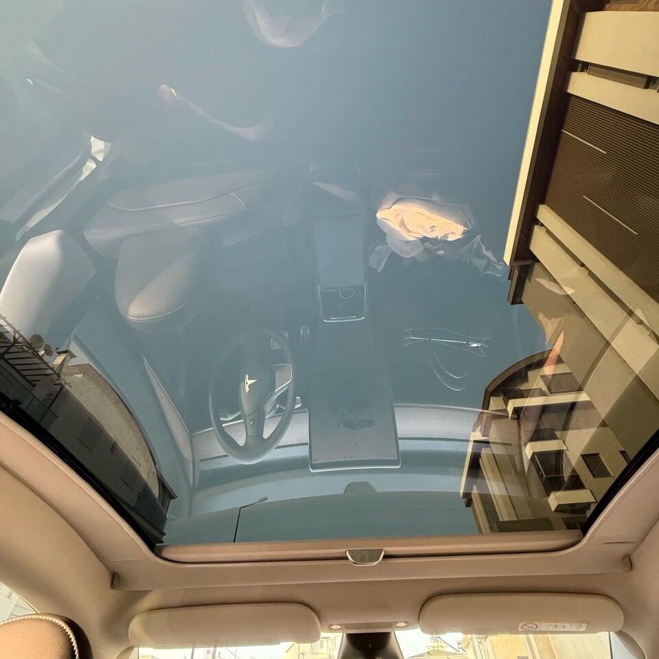 Tesla Model Y 2019-2025 Tavan Perdesi Gri OEM Uyumlu %100 Güneş Engelleme