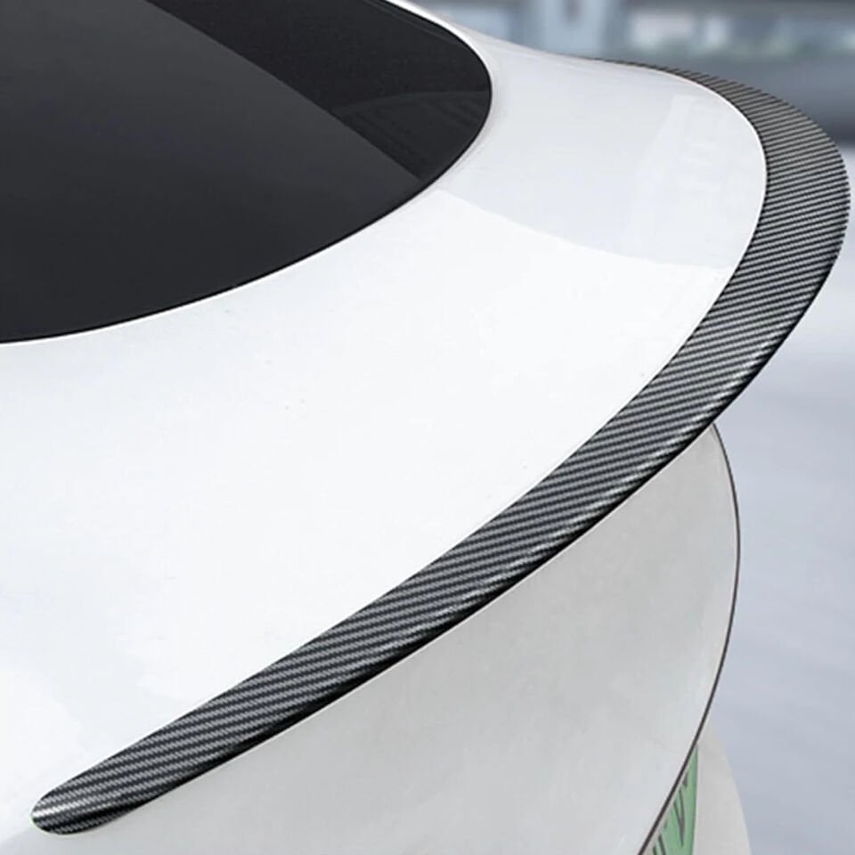 Tesla Model Y Arka Bagaj Spoiler – Parlak Siyah, Mat Siyah, Mat Karbon - Aerodinamik & Su Geçirmez
