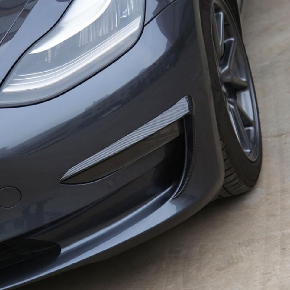 Tesla Model Y 2019 - 2025 Sis Farı Kaşı Stil 1