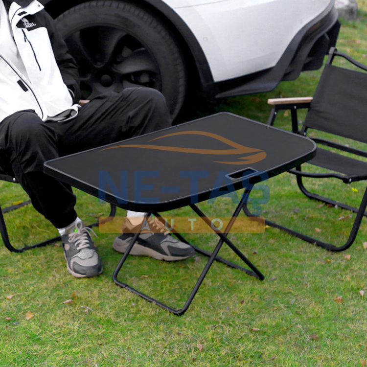 Tesla Model Y Juniper 2025- // Model Y 2019-2024 Katlanabilir Piknik & Kamp Masası (Arka Bagaj İçi Uyumlu)