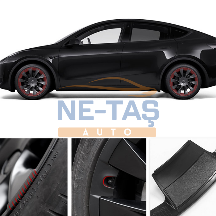 Tesla Model Y 2019-2025 20 İnç Induction Jant Kenar Koruma