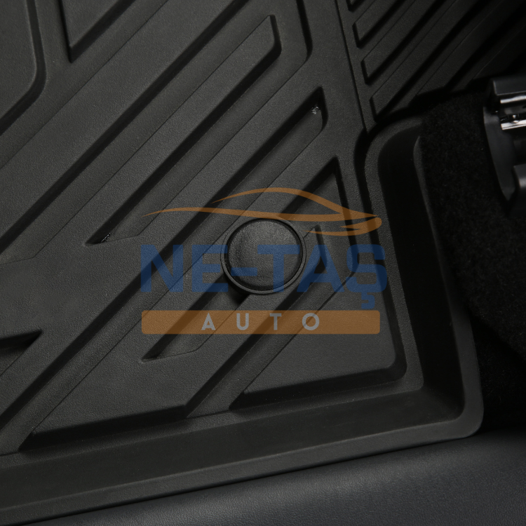 Tesla Model Y Juniper 2025 - // Model Y 2019-2025 Ön Arka Kauçuk Paspas Takımı (Desenli)