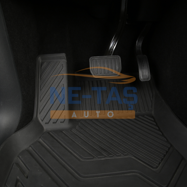 Tesla Model Y Juniper 2025 - // Model Y 2019-2025 Ön Arka Kauçuk Paspas Takımı (Desenli)