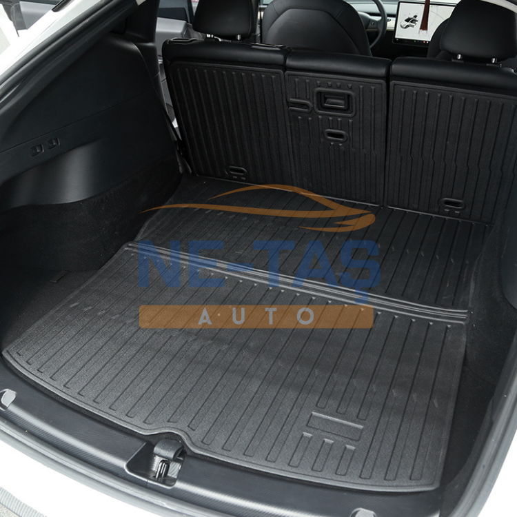 Tesla Model Y Juniper 2025 - // Model Y 2019-2024 Arka Bagaj Komple Havuzu (Arka Koltuk Sırt Koruma)