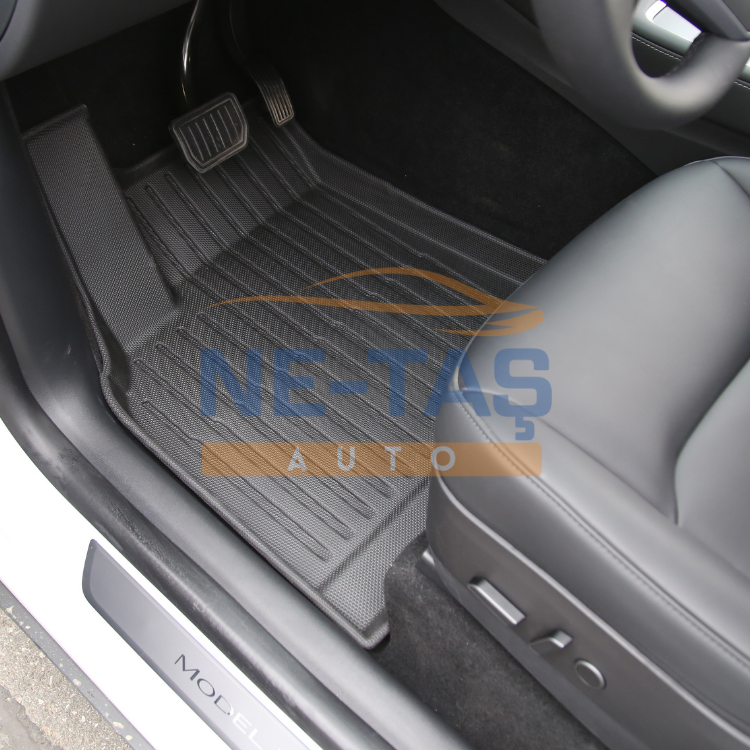 Tesla Model Y Juniper 2025 - // Model Y 2019-2025 Ön Arka 3D Trunk Mat Paspas Takımı