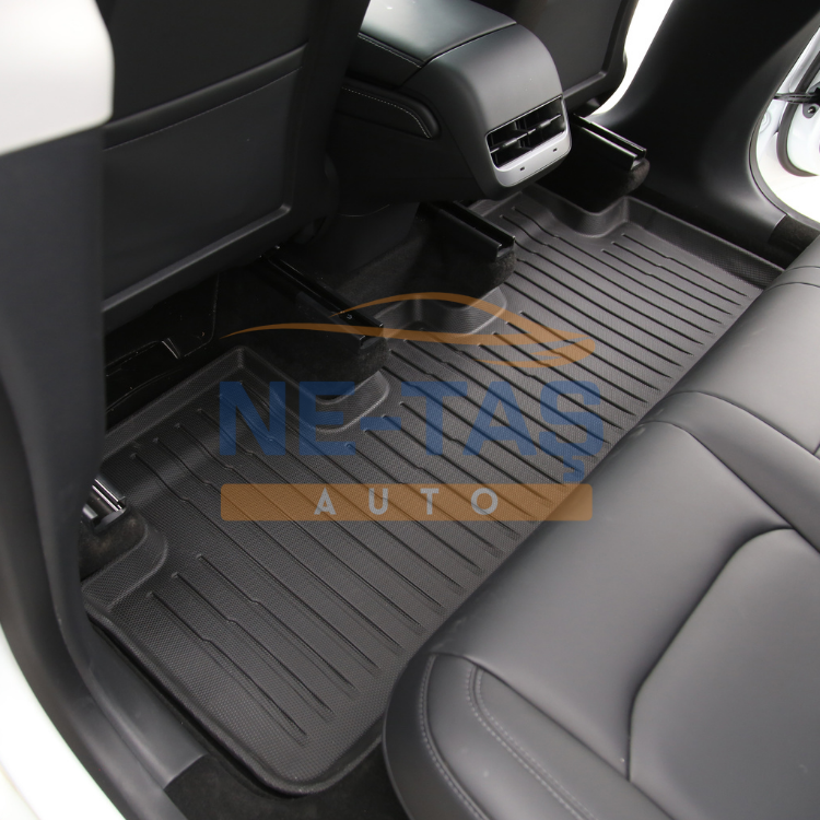 Tesla Model Y Juniper 2025 - // Model Y 2019-2025 Ön Arka 3D Trunk Mat Paspas Takımı