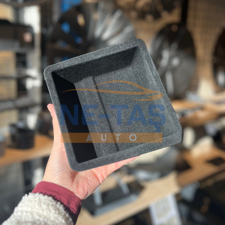 Tesla Model Y 2019-2024 Kol Dayama İç Saklama Kutusu Flock Kaplama