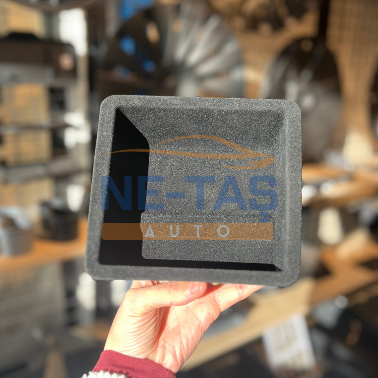 Tesla Model Y 2019-2024 Kol Dayama İç Saklama Kutusu Flock Kaplama