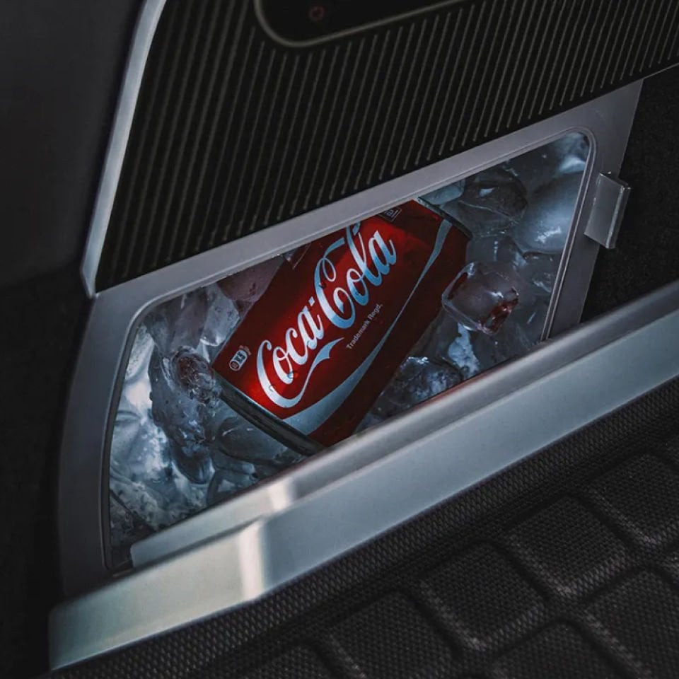 Tesla Model Y 2019-2024 Arka Bagaj Buzdolabı Soğutucu & Dondurucu | Kamp Modu Uyumlu