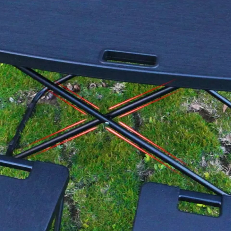 Tesla Model Y Juniper 2025 - // Model Y 2019-2025 Katlanabilir Kamp Masası ve Sandalyesi  Arka Bagaj İçi Uyumlu