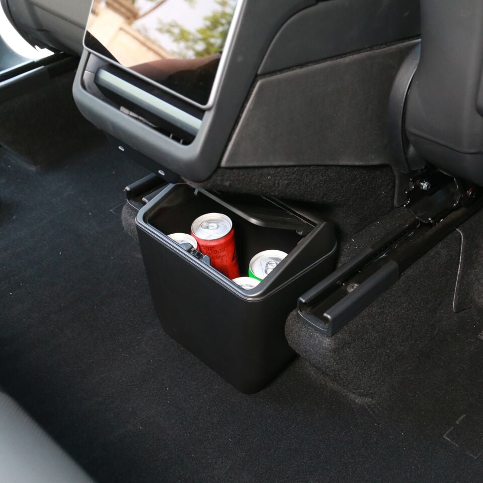 Tesla Model Y Juniper 2025-  Arka Yolcu Saklama Çöp Kutusu