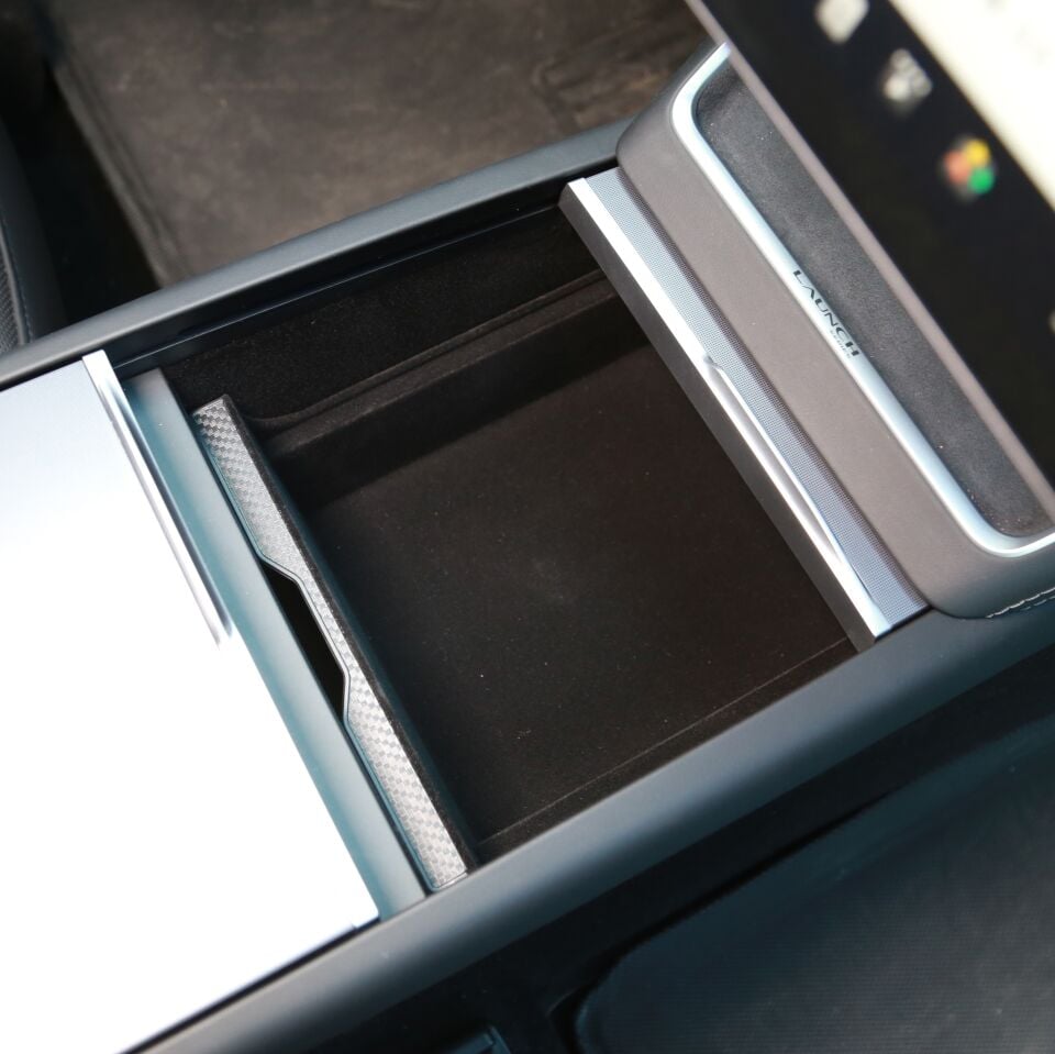 Tesla Model Y Juniper 2025 - Orta Konsol Saklama Kabı Düzenleyici ( Flock )