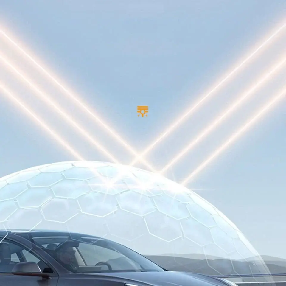 Tesla Model Y Juniper 2025 - Cam Tavan Perdesi Güneşlik Esnek Telli