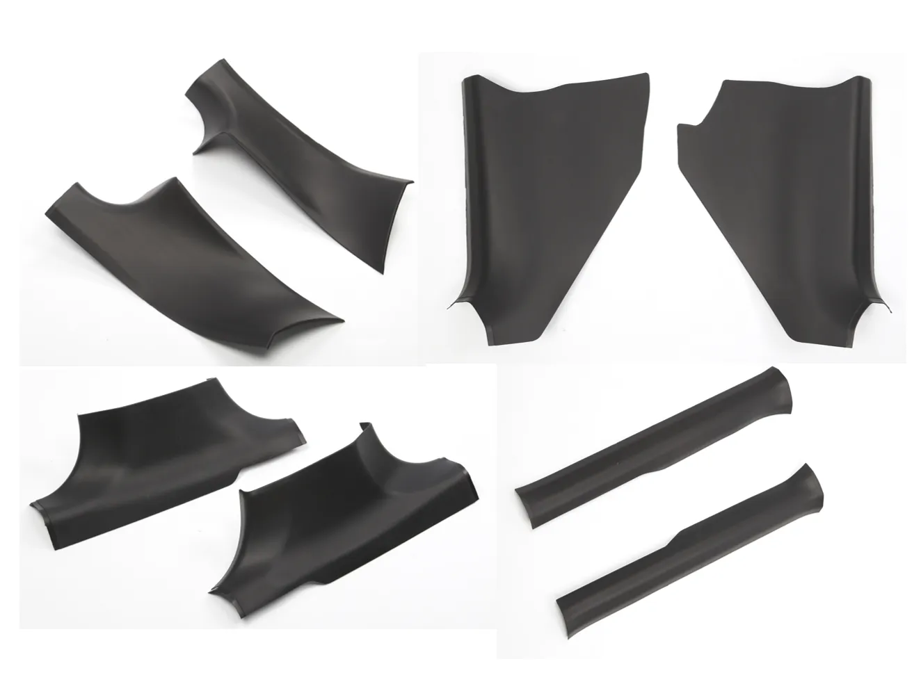 Tesla Model Y Juniper 2025 – Ön, Arka ve Orta Direk Kapı Eşik Tekmelikleri (PPE Sert Plastik)