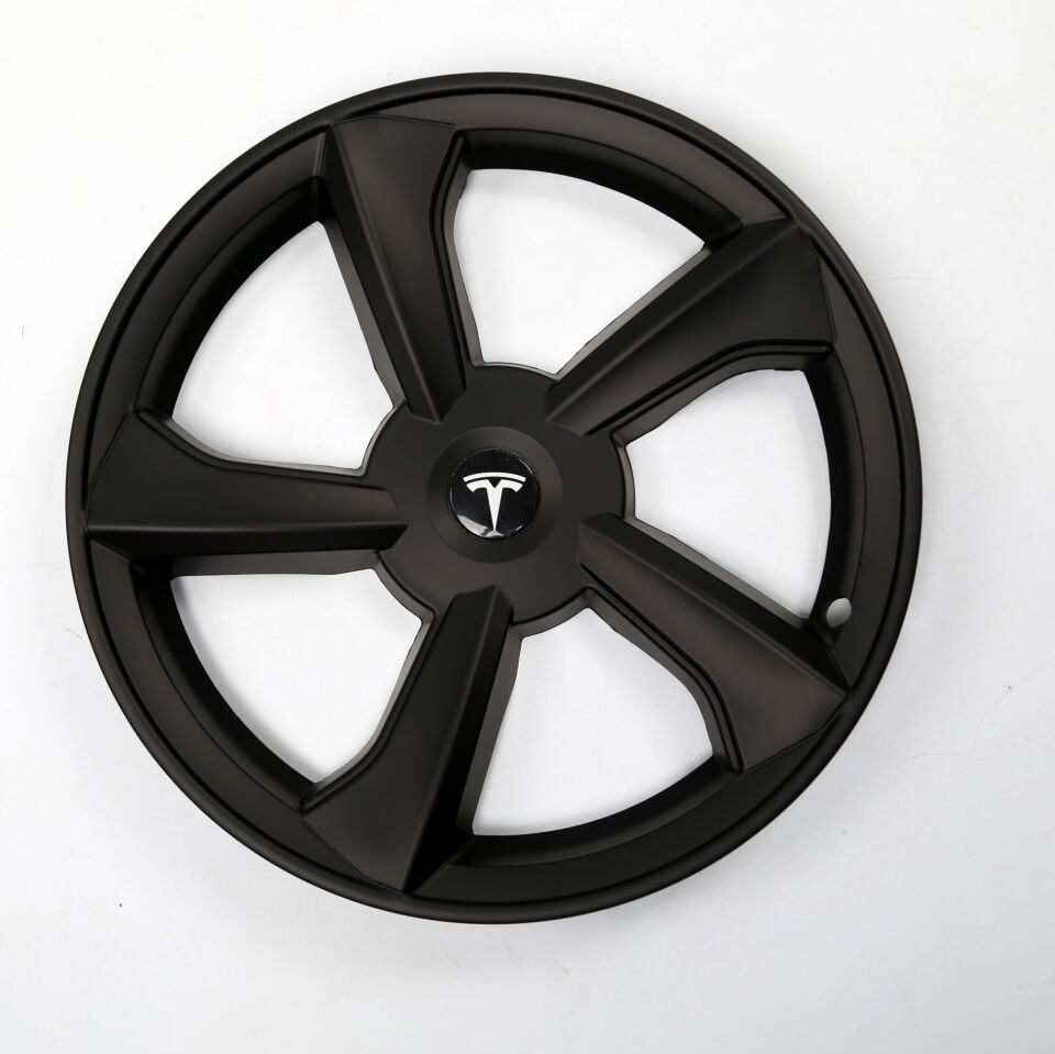 Tesla Model Y Juniper 2025 – 19 İnç Jant Kapağı V1 Mat Siyah (4’lü Set)