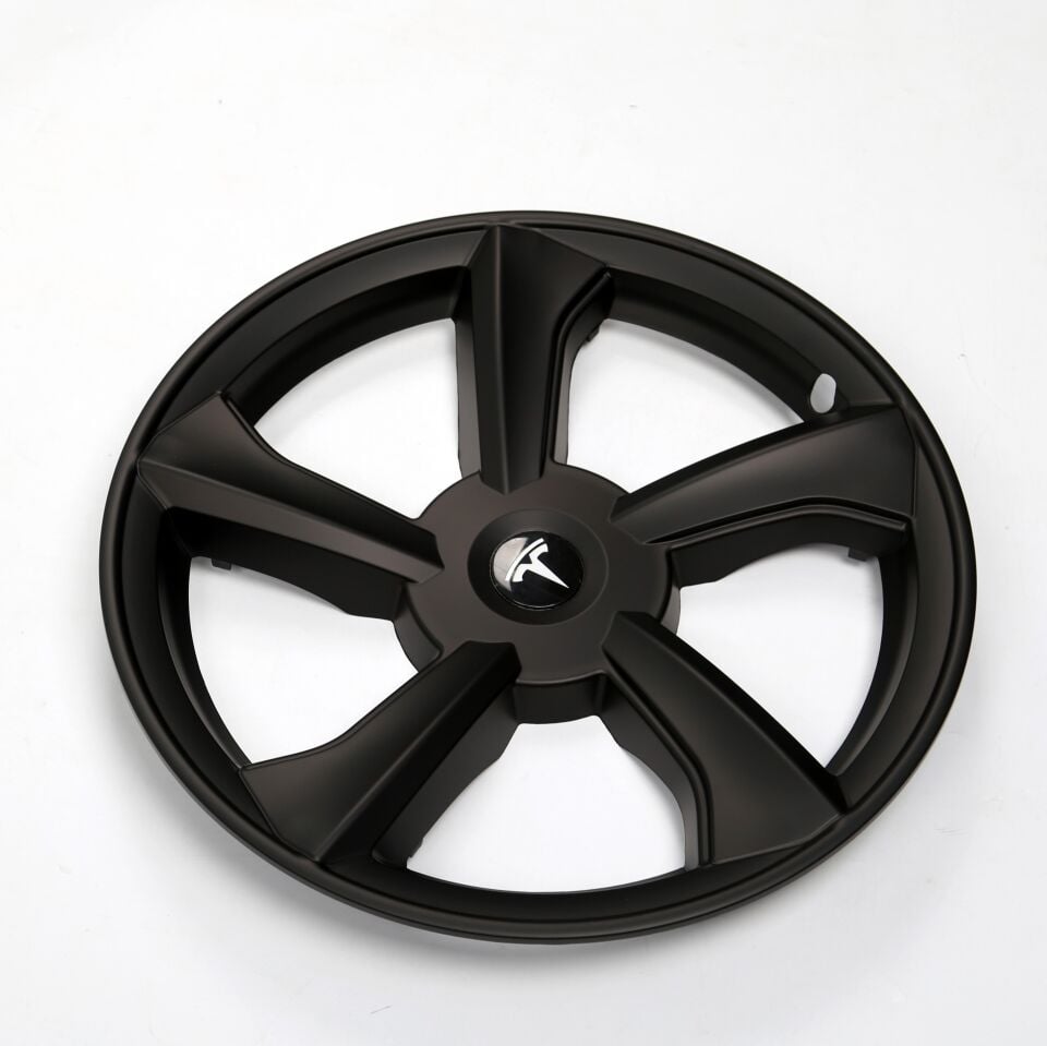 Tesla Model Y Juniper 2025 – 19 İnç Jant Kapağı V1 Mat Siyah (4’lü Set)