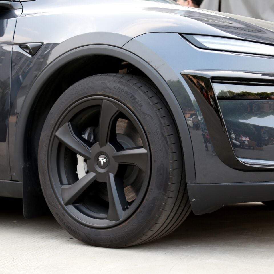 Tesla Model Y Juniper 2025 – 19 İnç Jant Kapağı V1 Mat Siyah (4’lü Set)