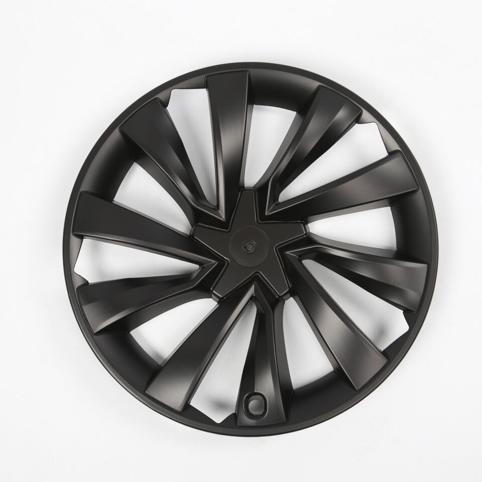 Tesla Model Y Juniper 2025 – 19 İnç Jant Kapağı V4 Mat Siyah (4’lü Set)