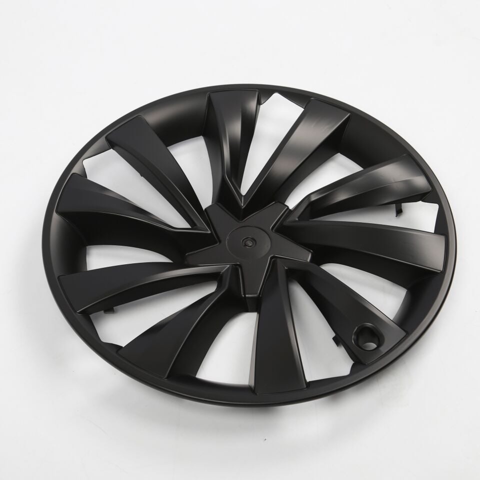 Tesla Model Y Juniper 2025 – 19 İnç Jant Kapağı V4 Mat Siyah (4’lü Set)