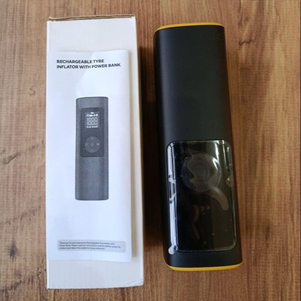 Kablosuz Akıllı Lastik Şişirme Pompası | Dijital Basınç Ölçerli Taşınabilir Mini Kompresör