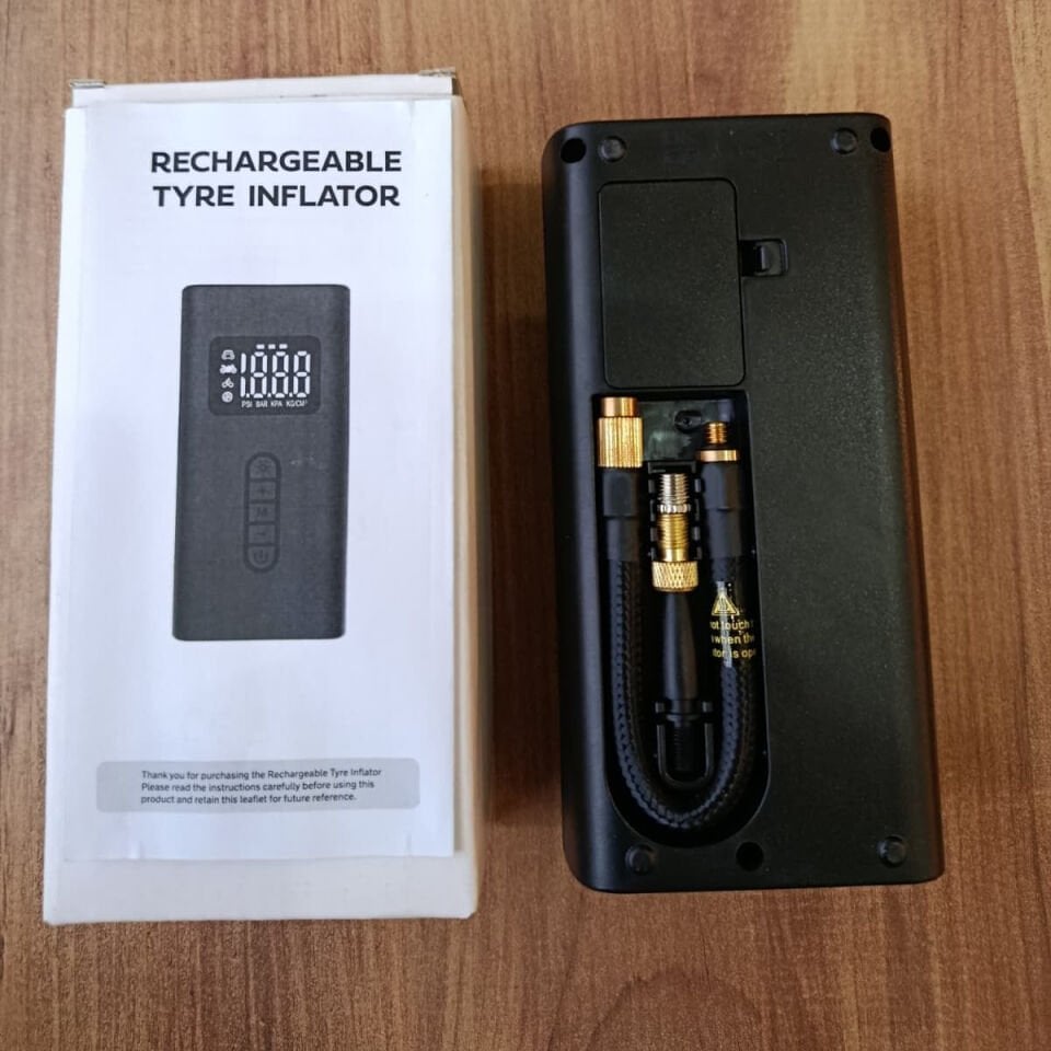 Kablosuz Akıllı Lastik Şişirme Pompası | Dijital Basınç Ölçerli | Taşınabilir Mini Kompresör