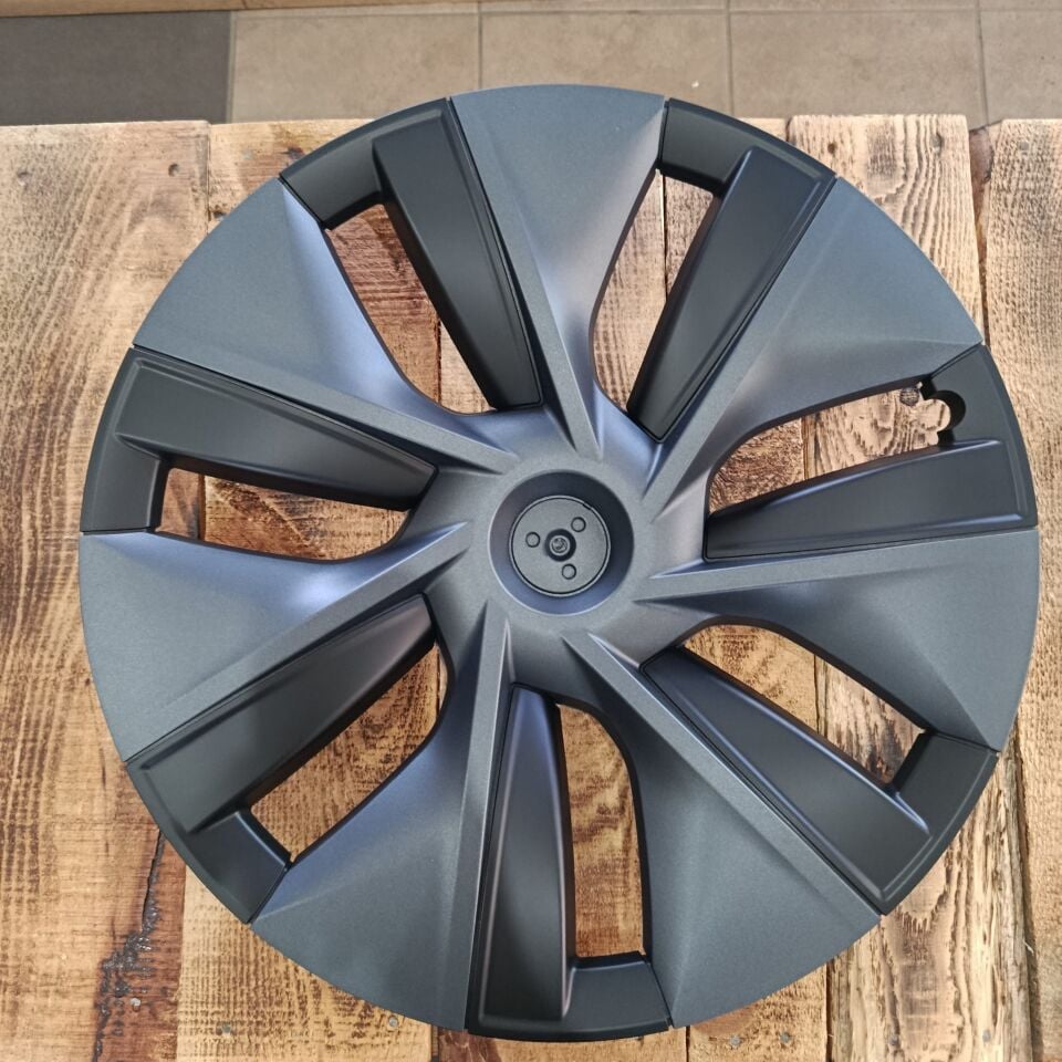 Tesla Model Y Legacy 2019-2024 Orijinal Versiyon Jant Kapağı 19 İnç Siyah (4'lü Set)