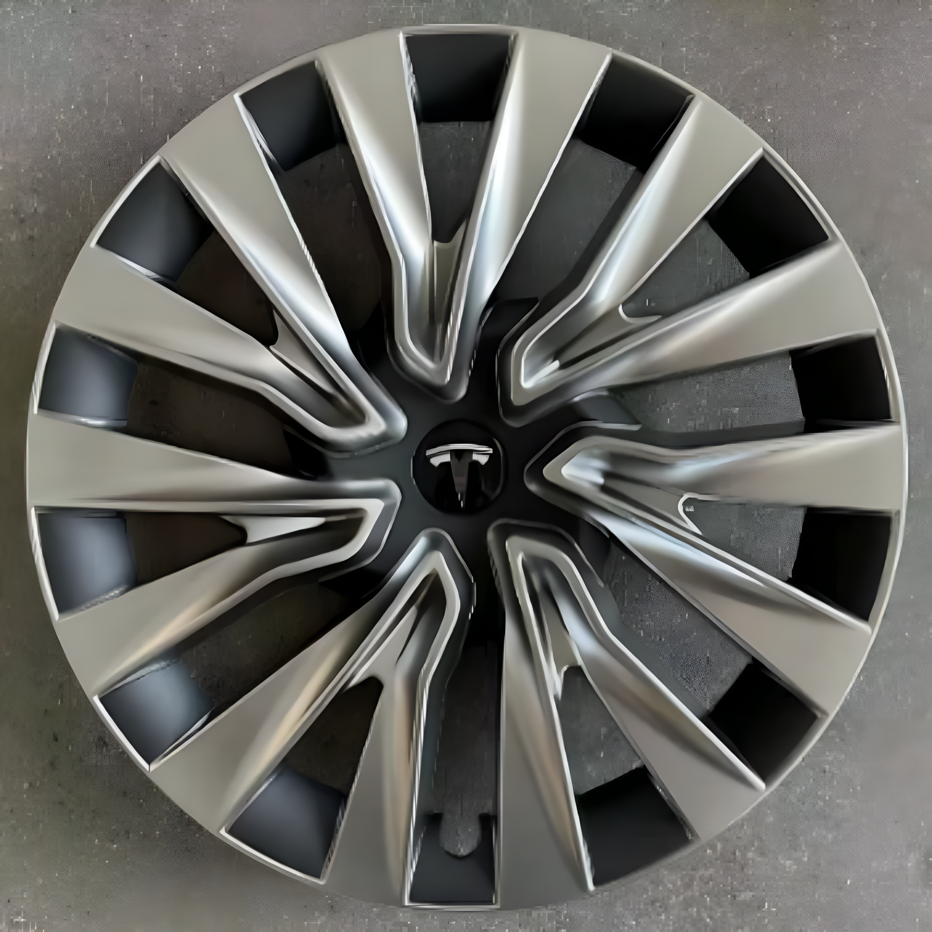 Tesla Model Y Legacy 2019-2025 Pro Helix Jant Kapağı 19 İnç Gümüş  (4'lü Set)