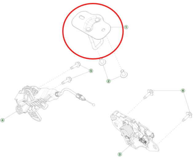 Tesla Model Y 2019 - 2024 Ön Kaput Kiliti Karşılığı İthal (Yan Sanayi)