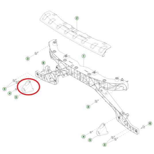 Tesla Model Y 2019-2024 Ön Panel Braketi ( Çin Menşei )