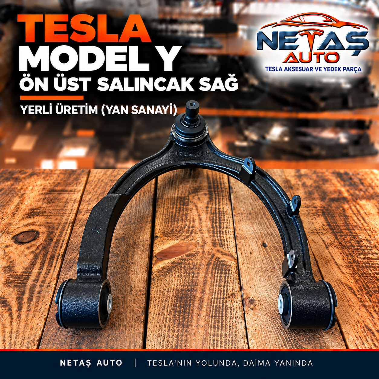 Tesla Model Y Ön Üst Salıncak Sağ Yerli Üretim (Yan Sanayi)