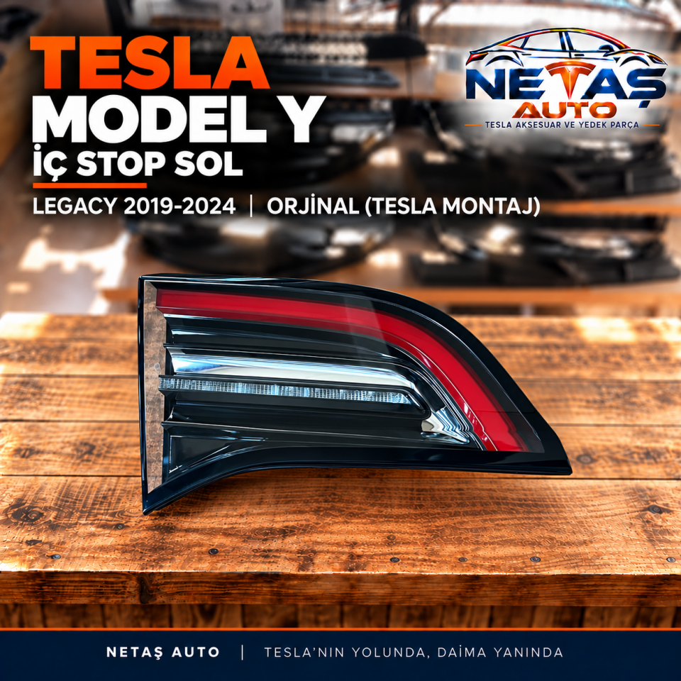 Tesla Model Y Legacy 2019-2024 İç Stop Sol Orjinal (Tesla)